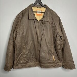 Mens Legendary Whitetails jacket Faux Leather Size 2xl Heavyweight Winter Hunter